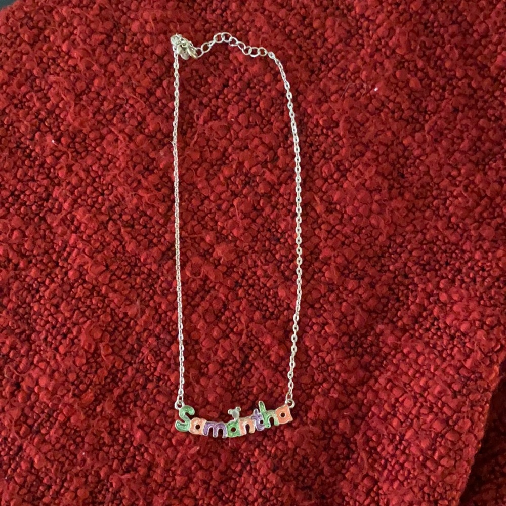 Disney “Samantha” necklace.